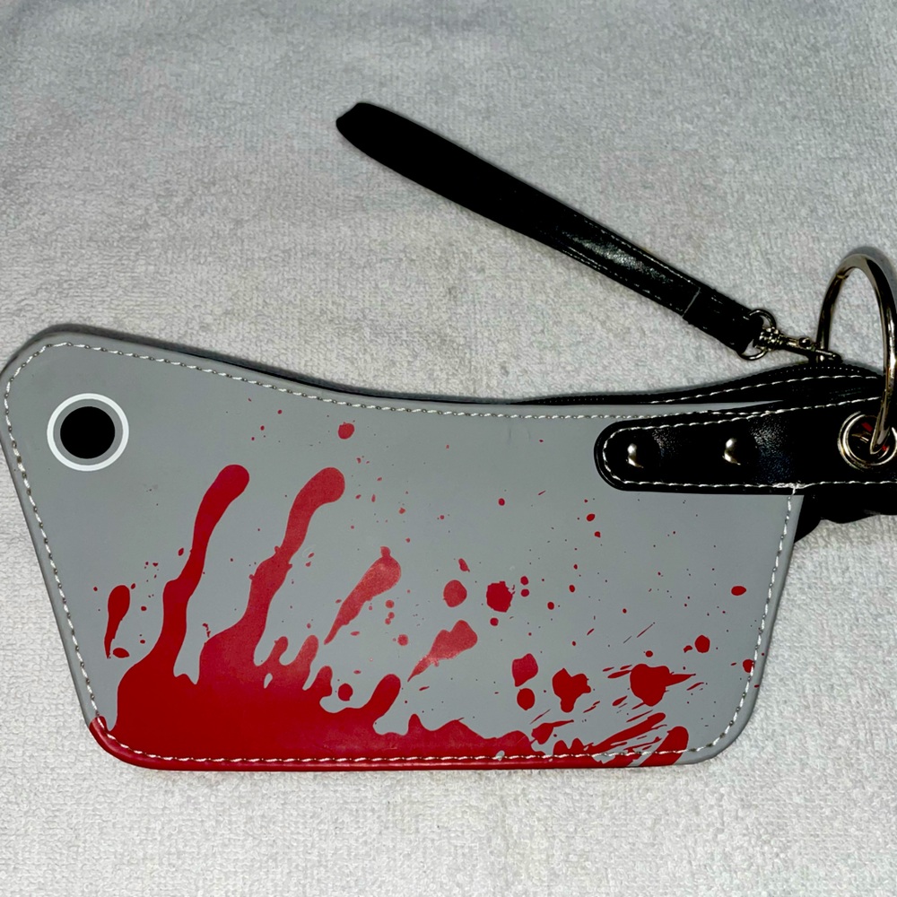 Halloween Cleaver Clutch wristlet